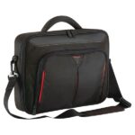 TARGUS Notebook táska Briefcase / Classic 14" Clamshell Case - Black/Red - Image 2