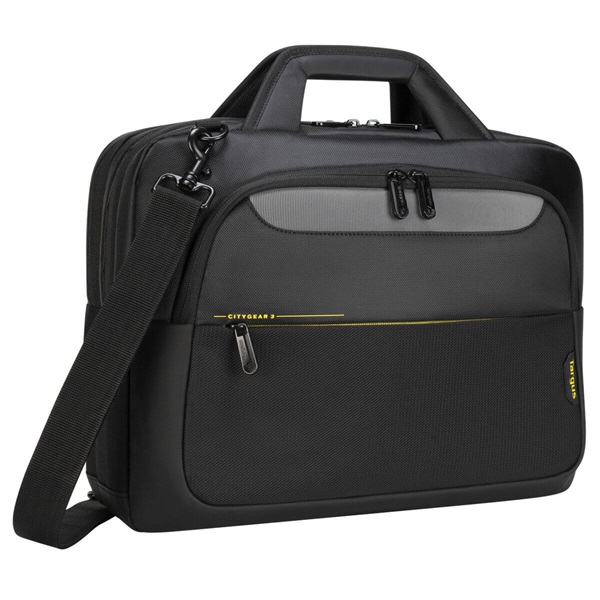 TARGUS Notebook táska TCG460GL, CityGear 14-15.6" Topload Laptop Case - Black - Image 2