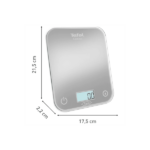 TEFAL BC50U4V0 Optiss Konyhai mérleg, érintésvezérlés, 5kg-ig, Szürke - Image 3