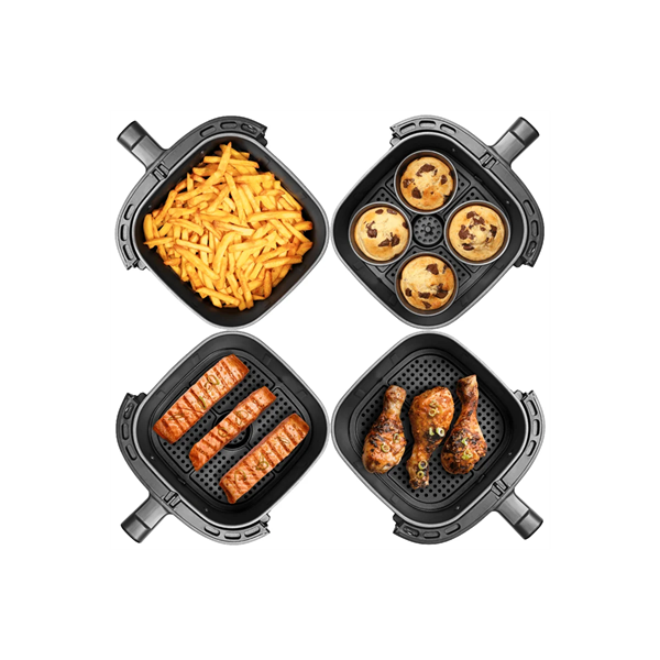 TEFAL EY145810 Easy Fry Compact Forrólevegős fritőz, 10 program, 3L, 1300W, Fekete - Image 5