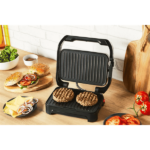 TEFAL GC270D10 Inicio Compact Kontakt grill, 1000W, Fekete/Ezüst - Image 5
