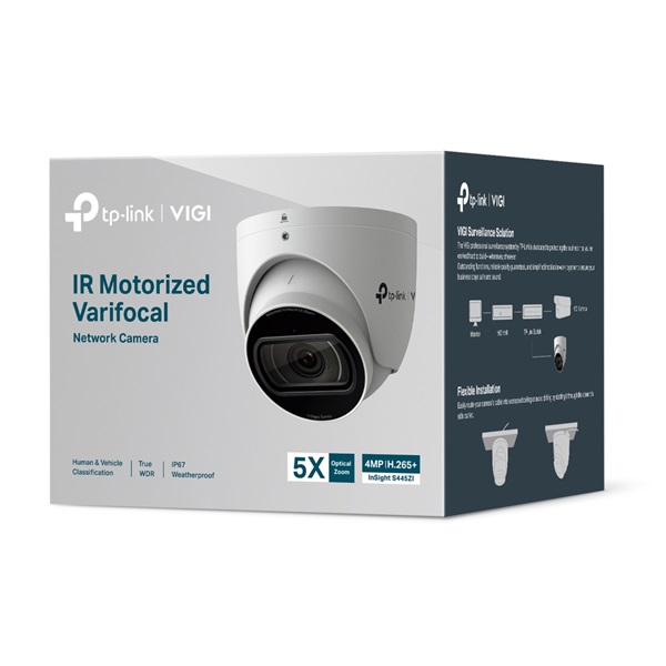 TP-LINK IP Kamera kültéri színes éjjellátó 4 Megapixel, 5x Optikai Zoom Motoros Varifokális IR, INSIGHT S445ZI - Image 2
