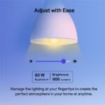 TP-LINK LED Izzó Wi-Fi-s E27, váltakozó színekkel, TAPO L530E - Image 2