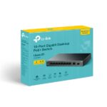 TP-LINK Switch 10x1000Mbps (8xPOE+) Fémházas Asztali, LS1210GP - Image 2