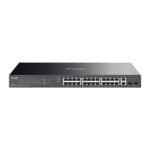 TP-LINK Switch 26x1000Mbps(24xPOE+) + 2xSFP Fémházas Easy Smart (Omada), ES228GP