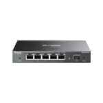 TP-LINK Switch 5x2.5Gbps + 1x10Gbps SFP+ Fémházas Easy Smart (Omada), ES206X-M2