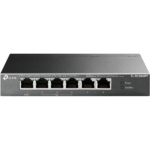 TP-LINK Switch 6x1000Mbps(3xPOE+ + 1xPOE++) Fémházas Asztali, TL-SG1006PP