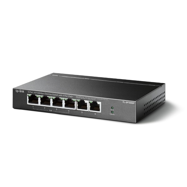 TP-LINK_Switch_6x100Mbps_4xPOE_Femhazas_Asztali_TL-SF1006P-i603714.jpg TP-LINK Switch 6x100Mbps (4xPOE+), TL-SF1006P - Image 1