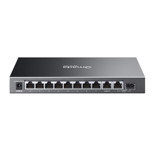 TP-LINK Switch 9x1000Mbps (8xPOE+) +1xGigabit SFP kombó Fémházas Easy Smart (Omada), ES210GP - Image 2