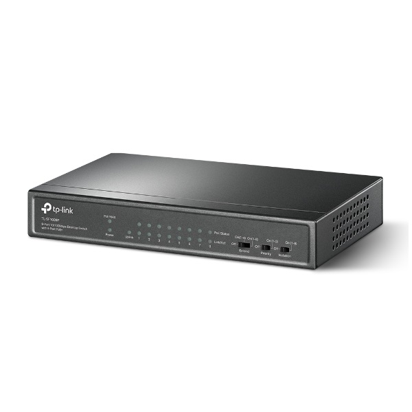 TP-LINK_Switch_9x100Mbps_8xPOE_Femhazas_Asztali_TL-SF1009P-i603724.jpg TP-LINK Switch 9x100Mbps (8xPOE+), TL-SF1009P - Image 1