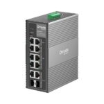 TP-LINK Switch Ipari 6x1000Mbps(POE+) + 2x1000Mbps(POE++) + 2xGigabit kombó SFP Fémházas, IES210GPP