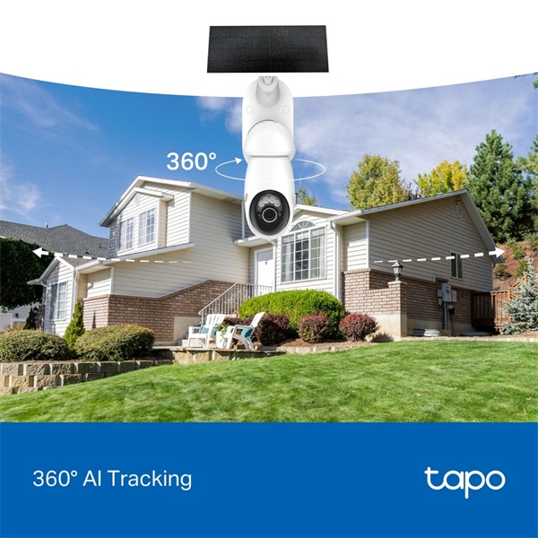 TP-LINK Wireless Kamera Cloud kültéri + Okos Solar Panel IP65 1xSIM foglalat, TAPO C660 KIT - Image 2