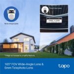 TP-LINK Wireless Kamera Cloud kültéri forgatható színes éjjellátó dupla lencse AI támogatás, TAPO C545D - Image 3