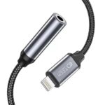 Tech-Protect UltraBoost Lightning/3,5mm jack adapter - fekete/szürke - Image 3
