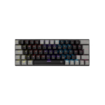 WHITE SHARK GK-002123V2-B-G/BL-HU WAKIZASHI-2-B-G/BL-HU vezetékes mech.bill.fekete/szürk magyar,64 kék