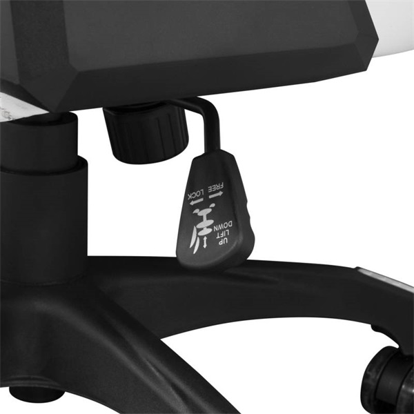 WHITE SHARK MONZA-W GAMER szék fehér, puha nyak és fej párna, lélegző felület, 120 kg- ig - Image 5