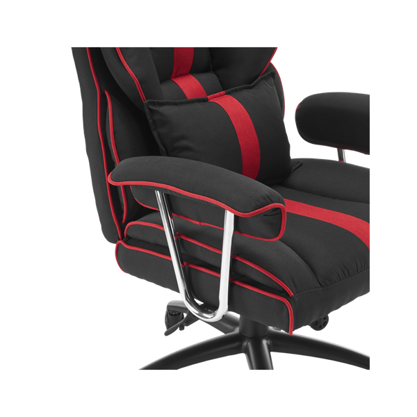 WHITE SHARK WS LE MANS LE MANS fekete/piros gamer szék, puha nyak, fej és hát párnák, lélegző felület, 120 kg-ig - Image 3