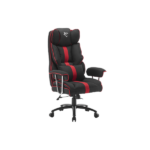 WHITE SHARK WS LE MANS LE MANS fekete/piros gamer szék, puha nyak, fej és hát párnák, lélegző felület, 120 kg-ig - Image 2