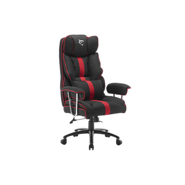 WHITE SHARK WS LE MANS LE MANS fekete/piros gamer szék, puha nyak, fej és hát párnák, lélegző felület, 120 kg-ig - Image 2