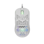 WHITE SHARK GM-5007W GALAHAD gamer egér, fehér, 6400 dpi