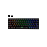 WHITE SHARK W029932 Premium KAIKEN-B/R-US vezeték nélküli mech. gamer billentyűzet, 63 piros kapcs. fekete (angol)