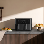 XIAOMI BHR07SGEU Dual Zone AirFryer, 10L, 2700W, Fekete - Image 4