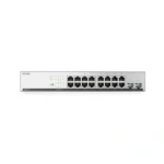 ZYXEL Switch 16x1000Mbps + 2xSFP, Fémházas, Menedzselhető, GS1915-18V2-EU0101F