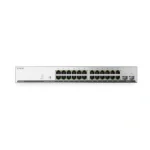 ZYXEL Switch 24x1000Mbps (12xPOE) + 2xSFP, Fémházas, Menedzselhető, GS1915-26HPV2-EU0101F