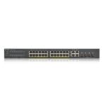ZYXEL Switch 24x1000Mbps (24xPOE) +4xGigabit kombó SFP+, Fémházas Menedzselhető, (24xGbE POE port), GS1920-24HPV2-EU0101 - Image 2