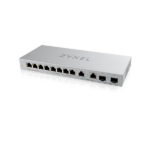 ZYXEL Switch 8x1000Mbps + 2x2.5Gbps + 2xSFP+ Nem Menedzselhető, XGS1010-12-ZZ0102F