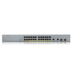 ZYXEL Switch 24x1000Mbps (24xPOE) + 2xGigabit kombó SFP Menedzselhető Rackes, GS1350-26HP-EU0101F - Image 2